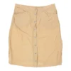 Vintage Fendi Skirt - Small UK 10 Beige Rayon