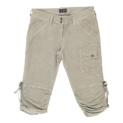 Vintage Armani Shorts - 30W UK 8 Beige Cotton