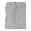 Vintage Armani Skirt - XS UK 4 Grey Cotton -Deals Garbique Store ele womens jeans 1.2.22162