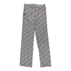 Vintage Unbranded Trousers - 28W UK 8 Patterned Polyester