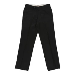 Vintage Unbranded Trousers - 28W UK 8 Black Cotton