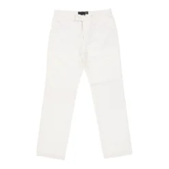 Deals Garbique Store 18 Vintage Cavalli Trousers - 34W UK 14 White Cotton