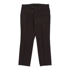 Vintage Gucci Trousers - 34W UK 14 Black Cotton