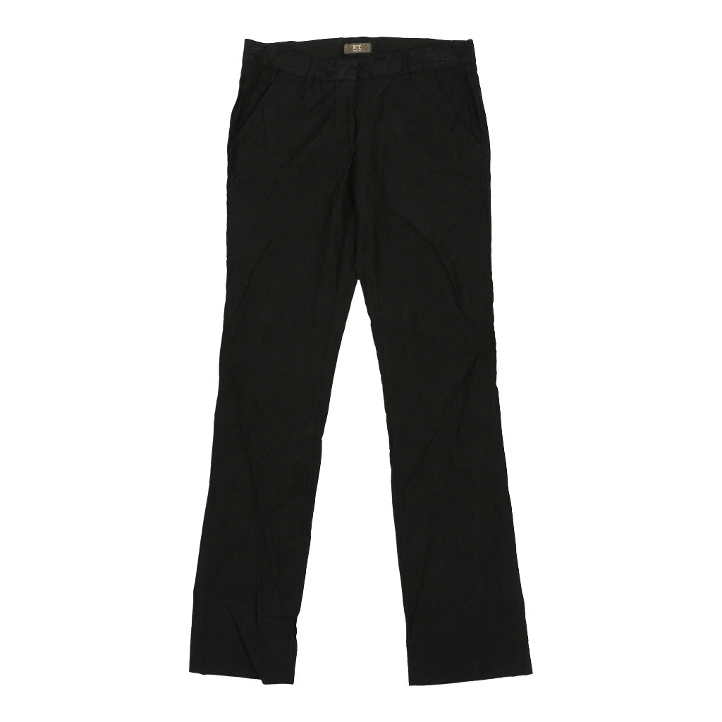 Vintage Iceberg Trousers - 33W UK 12 Black Cotton 3 Vintage Iceberg Trousers - 33W UK 12 Black Cotton