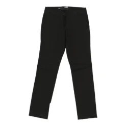 Vintage Moschino Trousers - 28W UK 6 Black Cotton