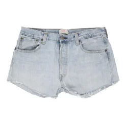 Vintage Levis 501 Denim Shorts - 34W UK 14 Blue Cotton