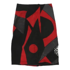 Vintage Unbranded Skirt - XS UK 4 Black Leather