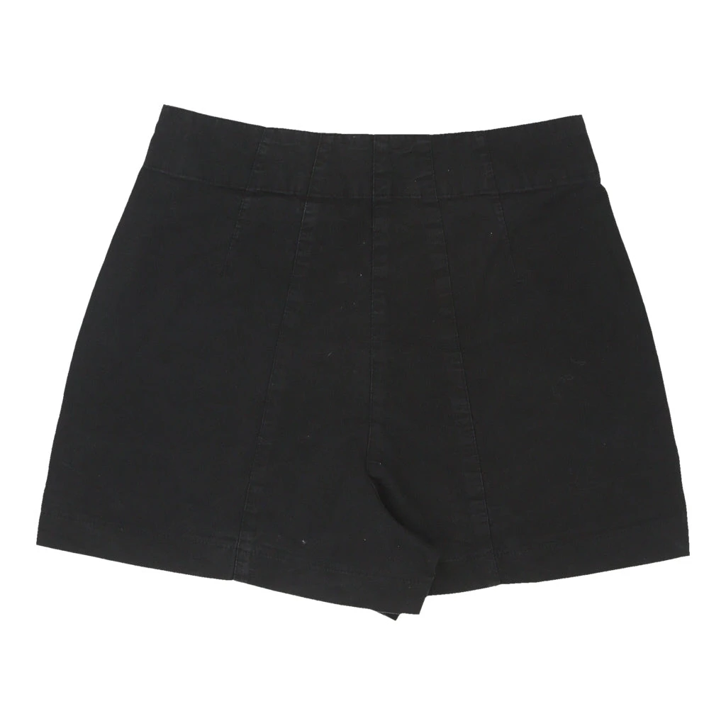 Vintage Mactive High Waisted Shorts - 26W UK 8 Black Cotton 4 Vintage Mactive High Waisted Shorts - 26W UK 8 Black Cotton - Image 2