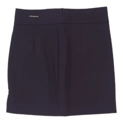 Vintage Moschino Skirt - XS UK 6 Purple Wool & Polyester