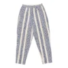 Vintage Unbranded High Waisted Trousers - 26W UK 8 Blue & Cream Cotton -Deals Garbique Store ele womens jeans 31.1.22146