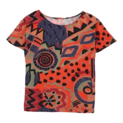 Vintage Unbranded T-Shirt - Large Red Cotton