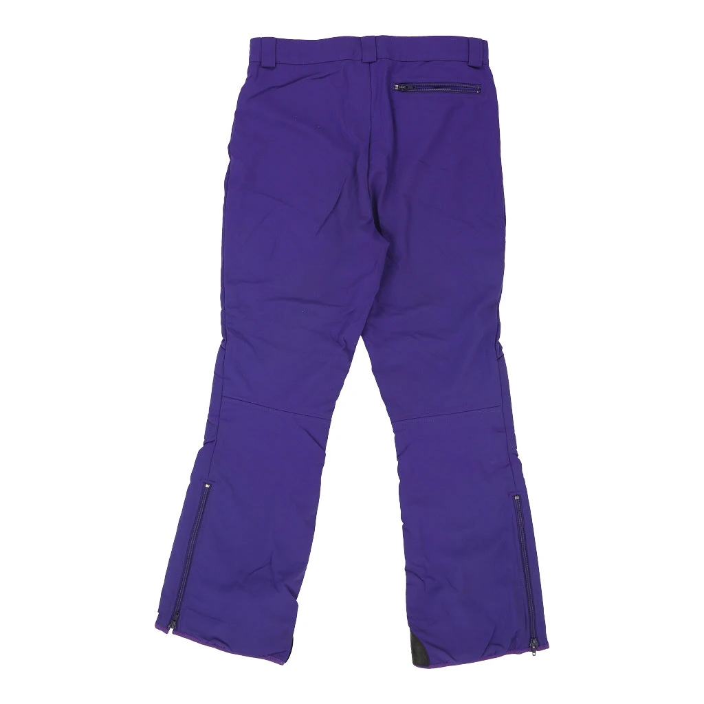 Vintage Fila High Waisted Trousers - 31W UK 14 Purple Polyester 4 Vintage Fila High Waisted Trousers - 31W UK 14 Purple Polyester - Image 2