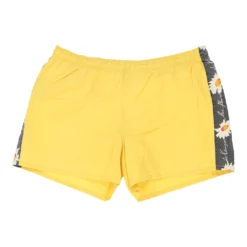 Vintage Kenzo Sport Shorts - Large Yellow Cotton