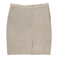 Vintage Mc Taylor Skirt - 36W UK 16 Beige Suede -Deals Garbique Store erik courteney womens trousers 10.10.22277