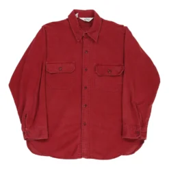 Deals Garbique Store 51 Vintage Woolrich Denim Shirt - Medium Red Cotton