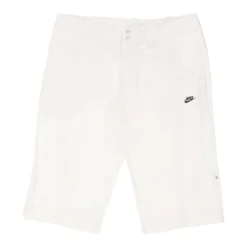 Vintage Nike Shorts - 32W UK 12 White Cotton