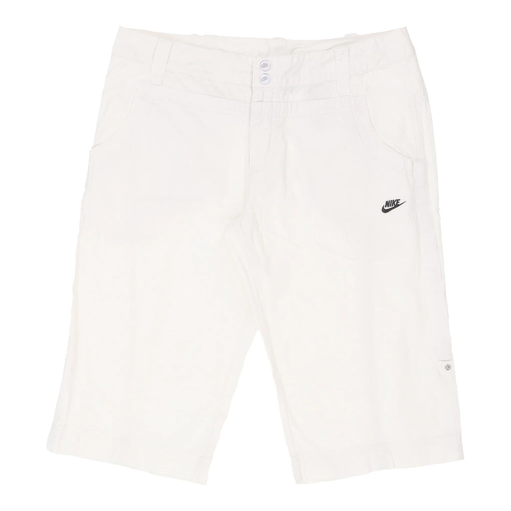 Vintage Nike Shorts - 32W UK 12 White Cotton 3 Vintage Nike Shorts - 32W UK 12 White Cotton