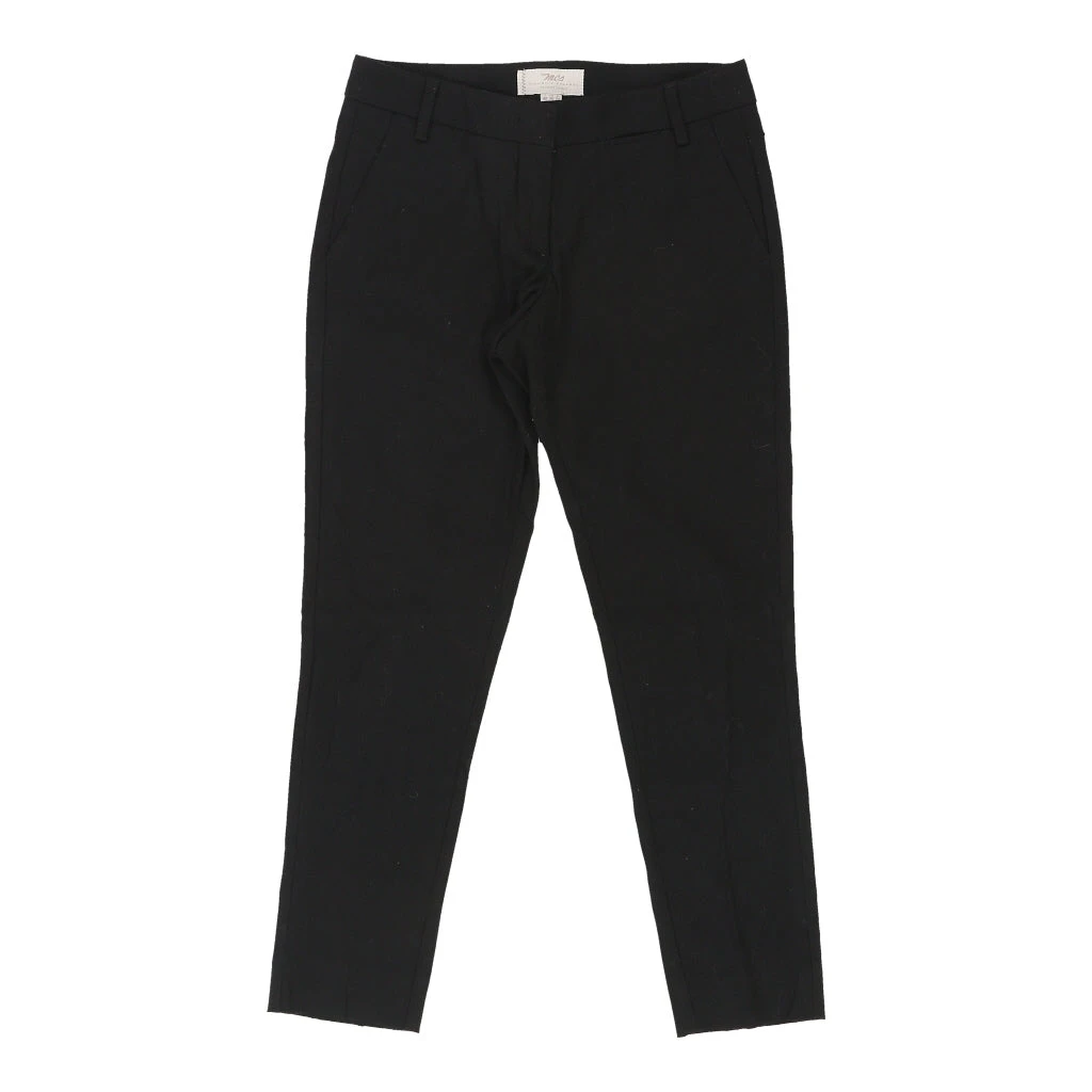 Vintage Marlboro Trousers - 28W UK 6 Black Cotton 3 Vintage Marlboro Trousers - 28W UK 6 Black Cotton
