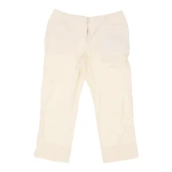 Vintage Woolrich Trousers - 28W UK 8 Cream Cotton
