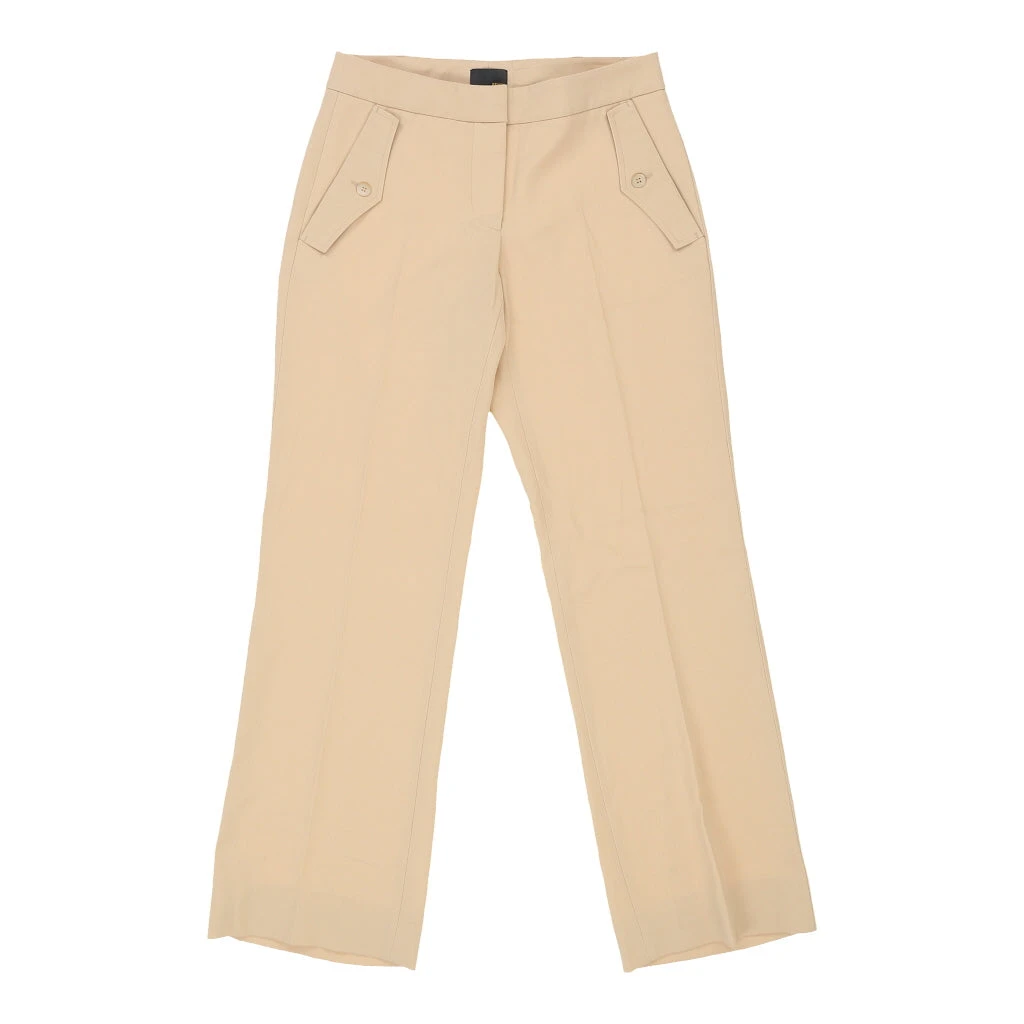 Vintage Fendi Trousers - 27W UK 8 Beige Wool 3 Vintage Fendi Trousers - 27W UK 8 Beige Wool