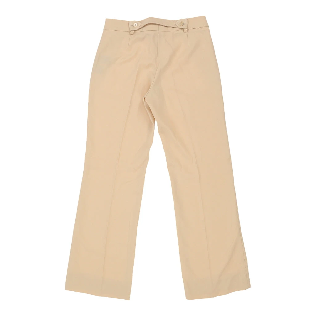 Vintage Fendi Trousers - 27W UK 8 Beige Wool 4 Vintage Fendi Trousers - 27W UK 8 Beige Wool - Image 2