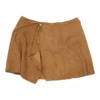 Vintage Stefanel Wrap Skirt - 0 Brown Suede -Deals Garbique Store erik womens bottoms 22.7.22238