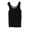 Vintage Unbranded Vest - Small Black Cotton -Deals Garbique Store jonny womens 08.12.20408