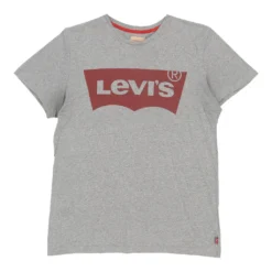 Vintage Levis T-Shirt - Medium Grey Cotton