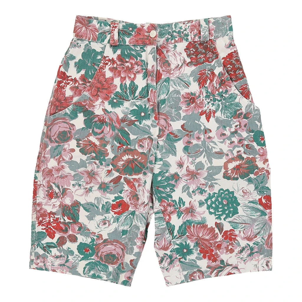 Vintage Unbranded High Waisted Shorts - 27W UK 8 Multicoloured Cotton 3 Vintage Unbranded High Waisted Shorts - 27W UK 8 Multicoloured Cotton