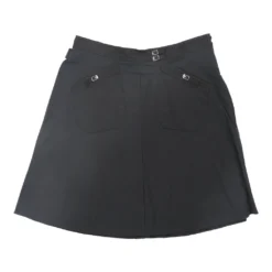 Vintage Moschino Skirt - Medium UK 14 Blue Cotton