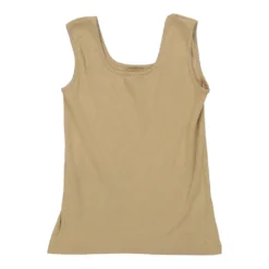 Vintage Unbranded Vest - Medium Brown Cotton