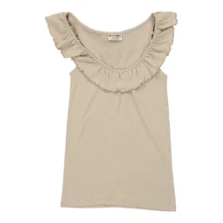 Vintage Michael Stans Top - Medium Beige Cotton