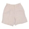 Vintage Leiluna High Waisted Shorts - 26W UK 8 White Cotton
