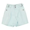 Vintage Carrera High Waisted Shorts - 21W UK 4 Blue Cotton -Deals Garbique Store julia womens shorts 25.5.22312