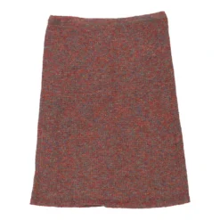 Vintage Dior Skirt - Medium UK 14 Red Acrylic