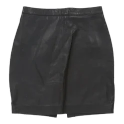 Vintage Gabj Cuir Skirt - XS UK 4 Black Leather