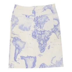 Vintage Alvero Martini Skirt - Medium UK 14 Blue & White Cotton -Deals Garbique Store karolis womens skirts first 21.4.22294