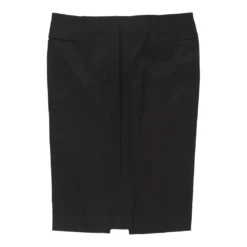 Vintage Gucci Skirt - XL UK 20 Black Acetate