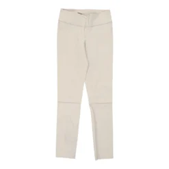 Vintage Unbranded Trousers - 26W UK 6 Beige Polyester