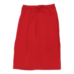 Vintage Iceberg Skirt - Small UK 8 Red Polyester