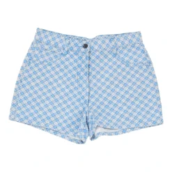 Vintage Girls Ink Shorts - 26W UK 6 Blue Cotton