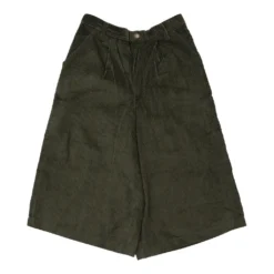 Vintage Unbranded High Waisted Shorts - 26W UK 8 Green Cotton