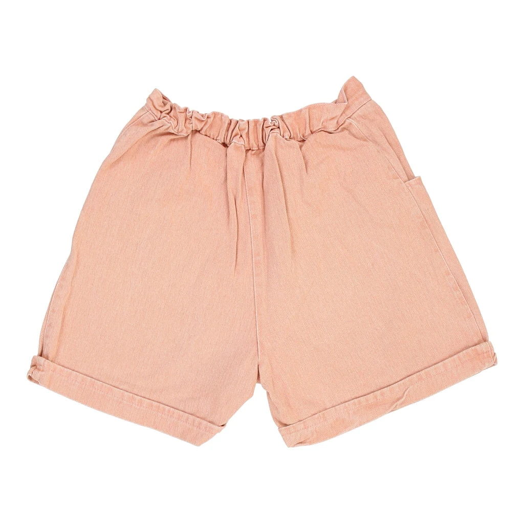 Vintage Unbranded High Waisted Shorts - 26W UK 8 Pink Cotton 4 Vintage Unbranded High Waisted Shorts - 26W UK 8 Pink Cotton - Image 2