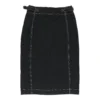 MOSCHINO Vintage Prada Skirt - 26W UK 6 Black Wool