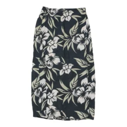 Vintage Les Copains Skirt - Small UK 8 Black Linen -Deals Garbique Store womens.shorts.1.2.22182