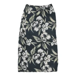 Vintage Les Copains Skirt - Small UK 8 Black Linen -Deals Garbique Store womens.shorts.1.2.22183