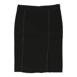 Vintage Iceberg Skirt - Small UK 10 Black Acetate