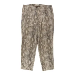 Vintage Vestino Trousers - 34W UK 14 Brown Polyester